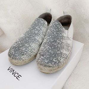 Vince snakeskin sneakers/ espadrilles